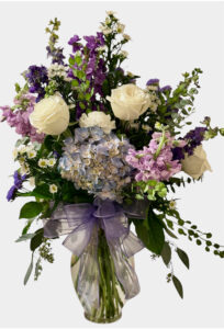 Lavender and Lash Vase Arrangement